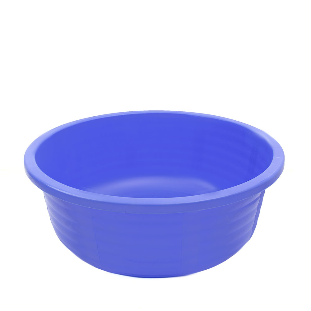 فخر الدين وعاء دائري بلاستيك - أزرق