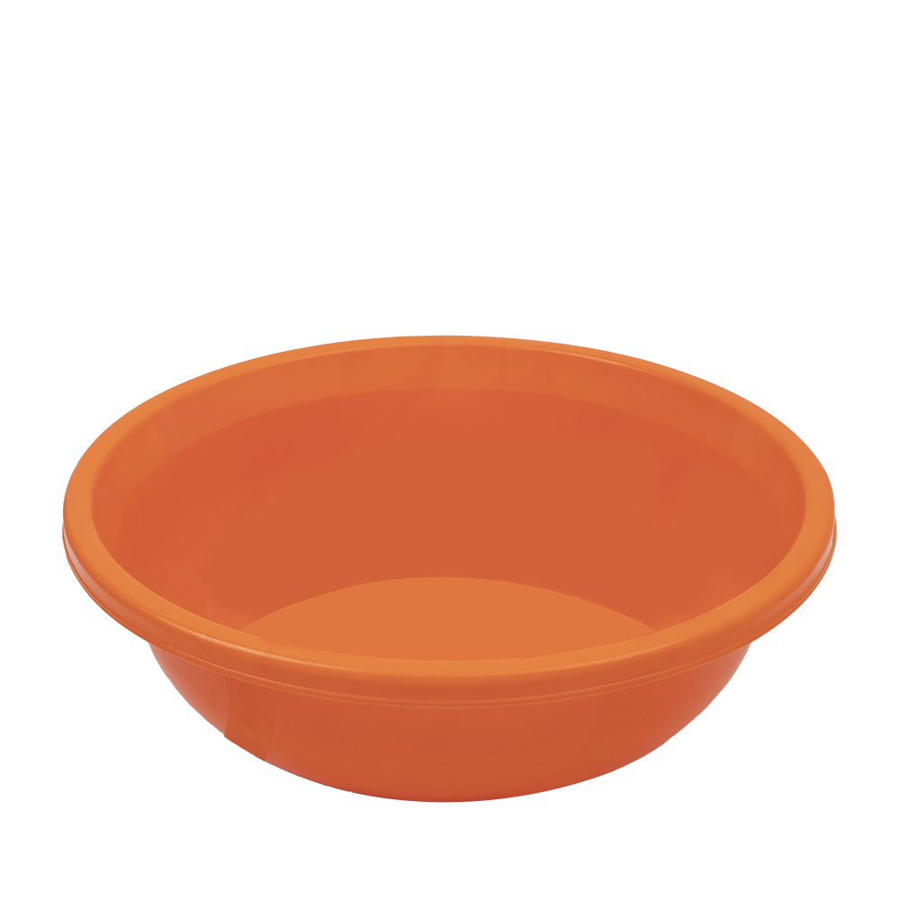 فخر الدين وعاء دائري بلاستيك - برتقالي