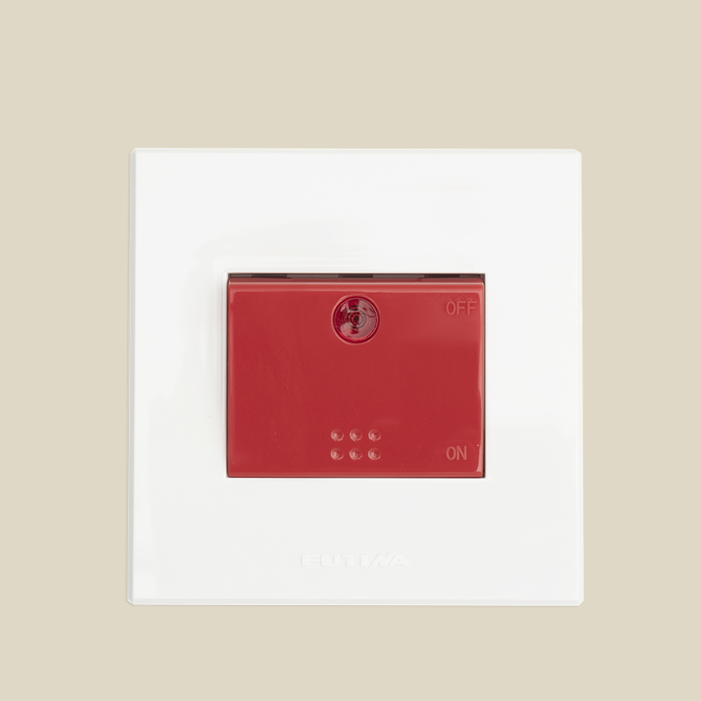 فوتينا مفتاح مكيف 45 أمبير لمس - أبيض