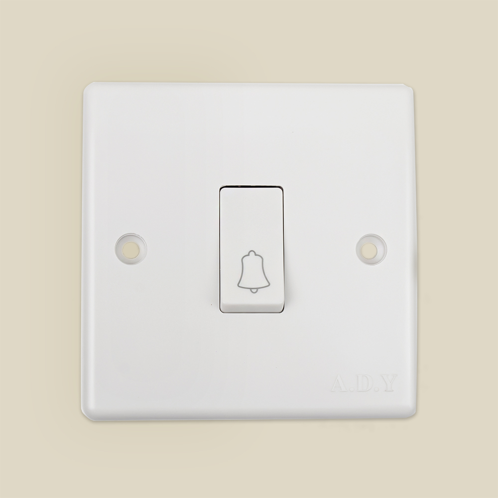 ADY 10 مفتاح جرس - أبيض