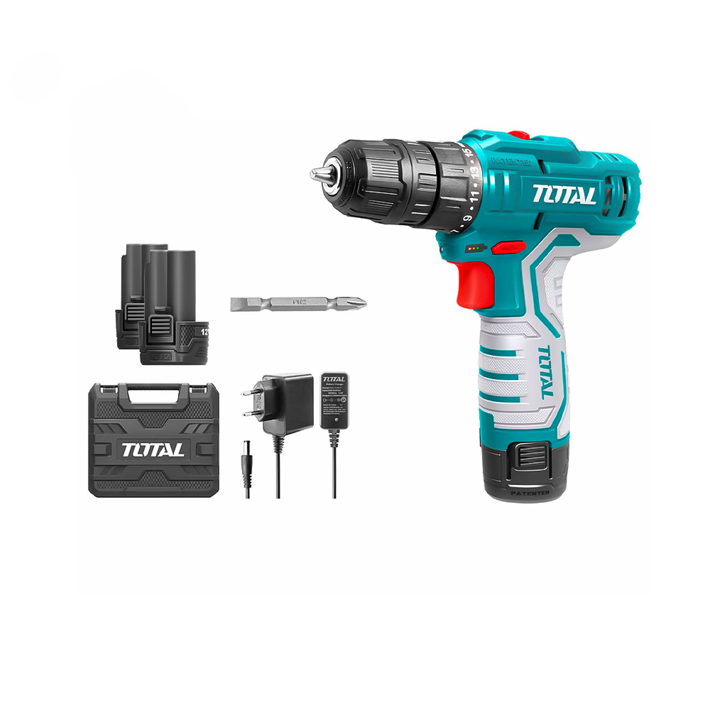 توتال مثقاب لاسلكي ليثيوم أيون - موديل TDLI1232
