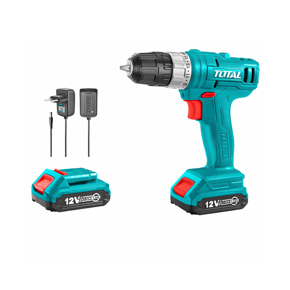 توتال مثقاب لاسلكي ليثيوم أيون - موديلTDLI1211