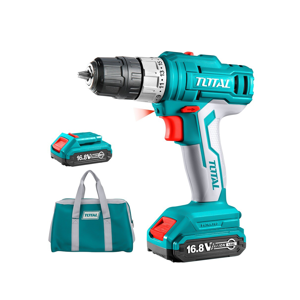 توتال مثقاب لاسلكي ليثيوم أيون - موديل TDLI1612