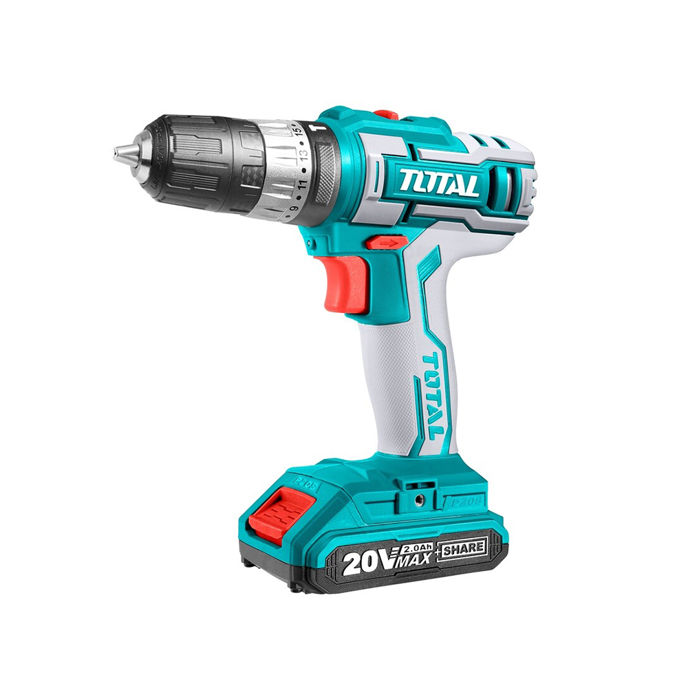 توتال مثقاب لاسلكي من نوع ليثيوم أيون مطرقة -موديل TIDLI20025