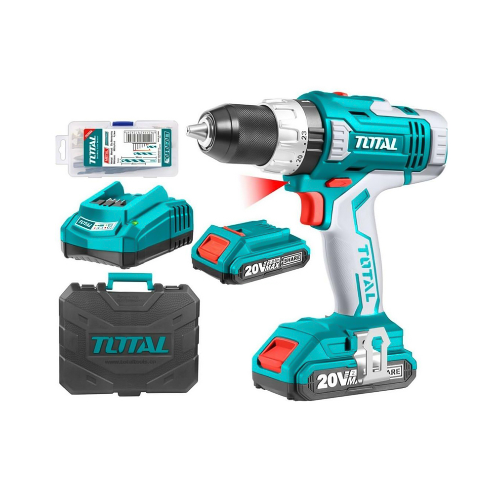 توتال مثقاب لاسلكي من نوع ليثيوم أيون- موديل TDLI2003