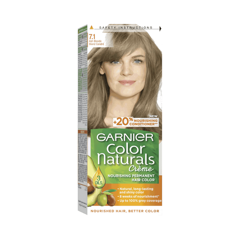 غارنييه صبغة شعر اشقر رمادي 7.2