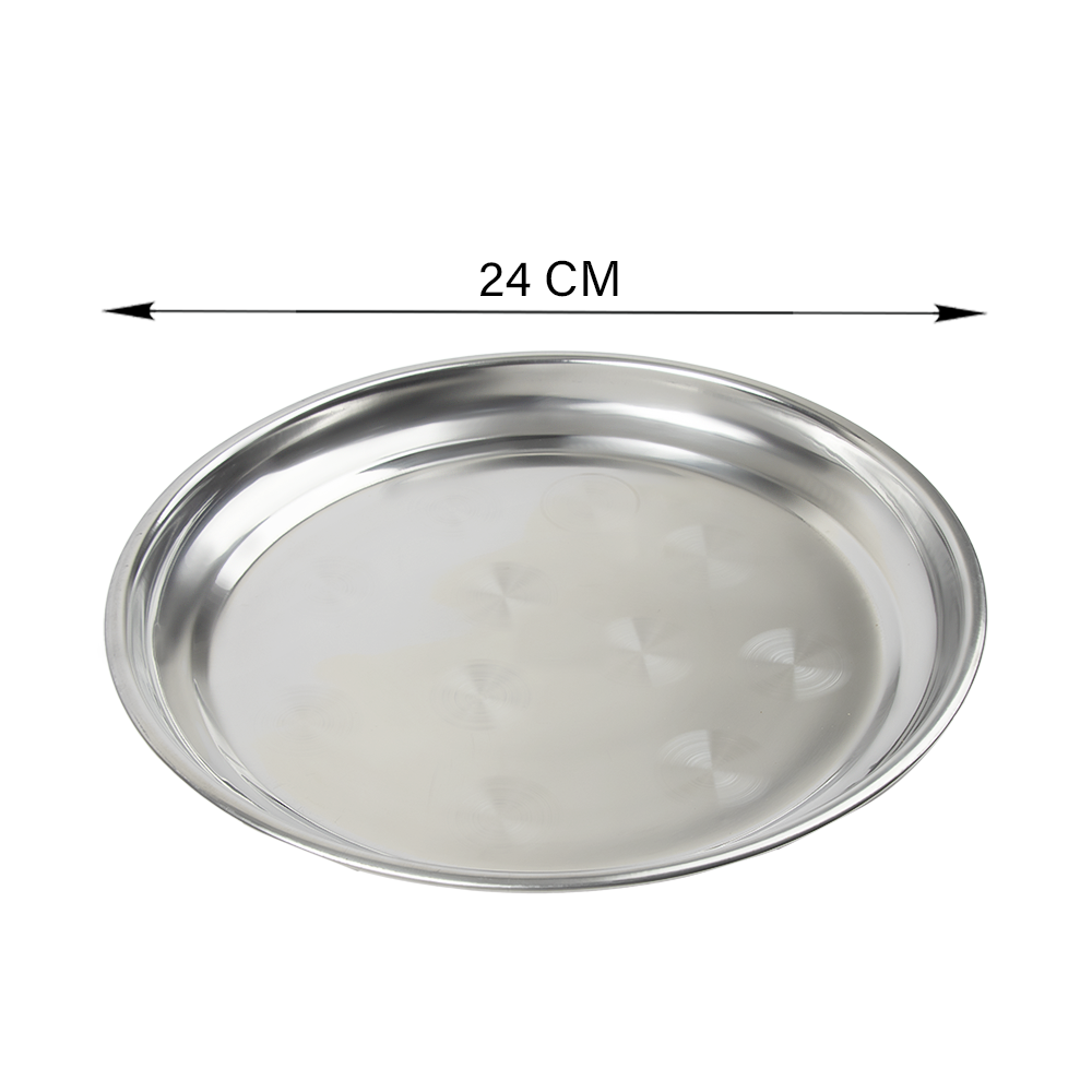 صحن إستيل دائري - مقاس 24 سم