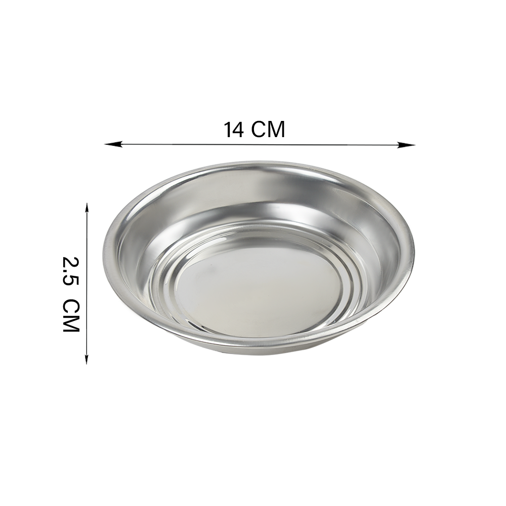 صحن إستيل عميق - مقاس 14 سم