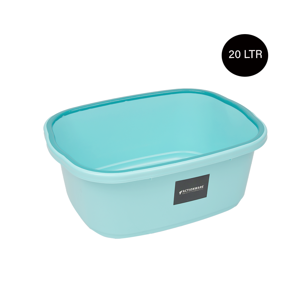 حوض غسيل ملابس بلاستيكي - 20 لتر