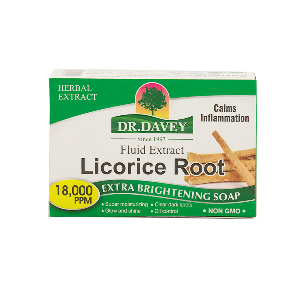 دكتور ديفي صابون جذر العرق سوس الطبيعي - 100 جرام