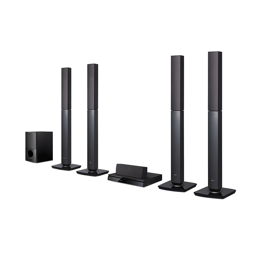 إل جي نظام المسرح المنزلي بقوة صوت 1,000 واط، نظام صوت محيطي 5.1 قناة و تقنية بلوتوث - موديل LHD657M