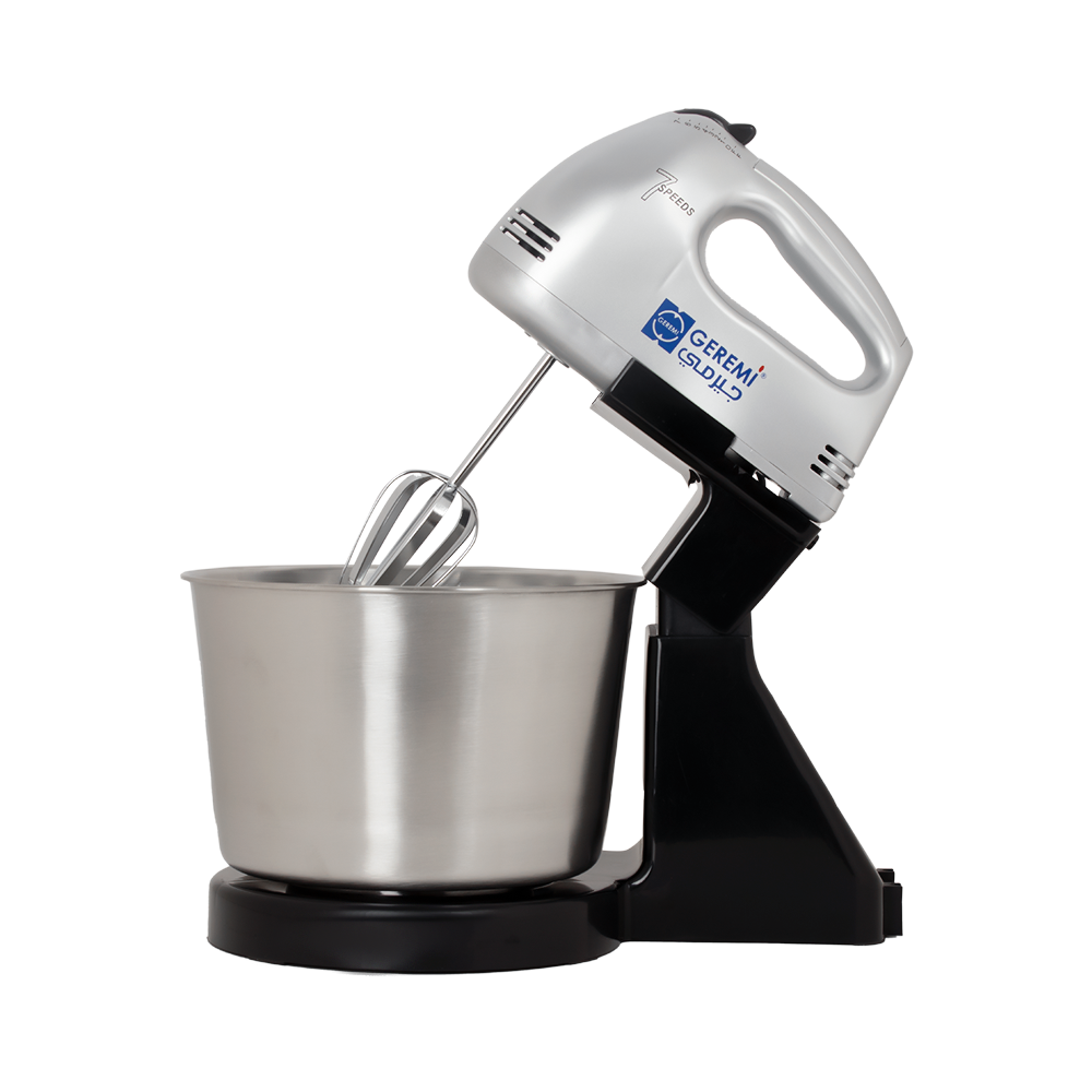 جيرمي خلاط محمول بـ 7 سرعات و وعاء فولاذي - سعة 2.0 لتر