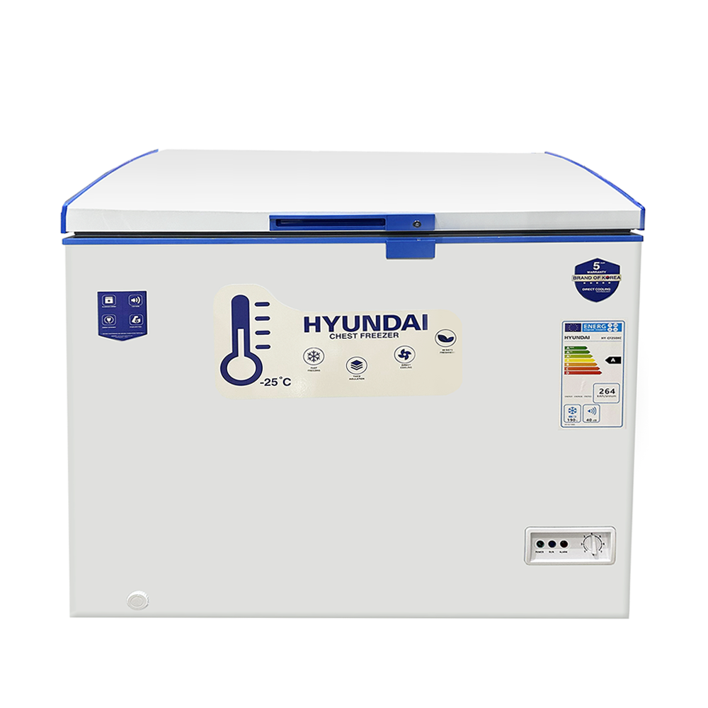 هيونداي فريزر تجميد قوي وسعة وسطى للاحتياجات- موديل 300