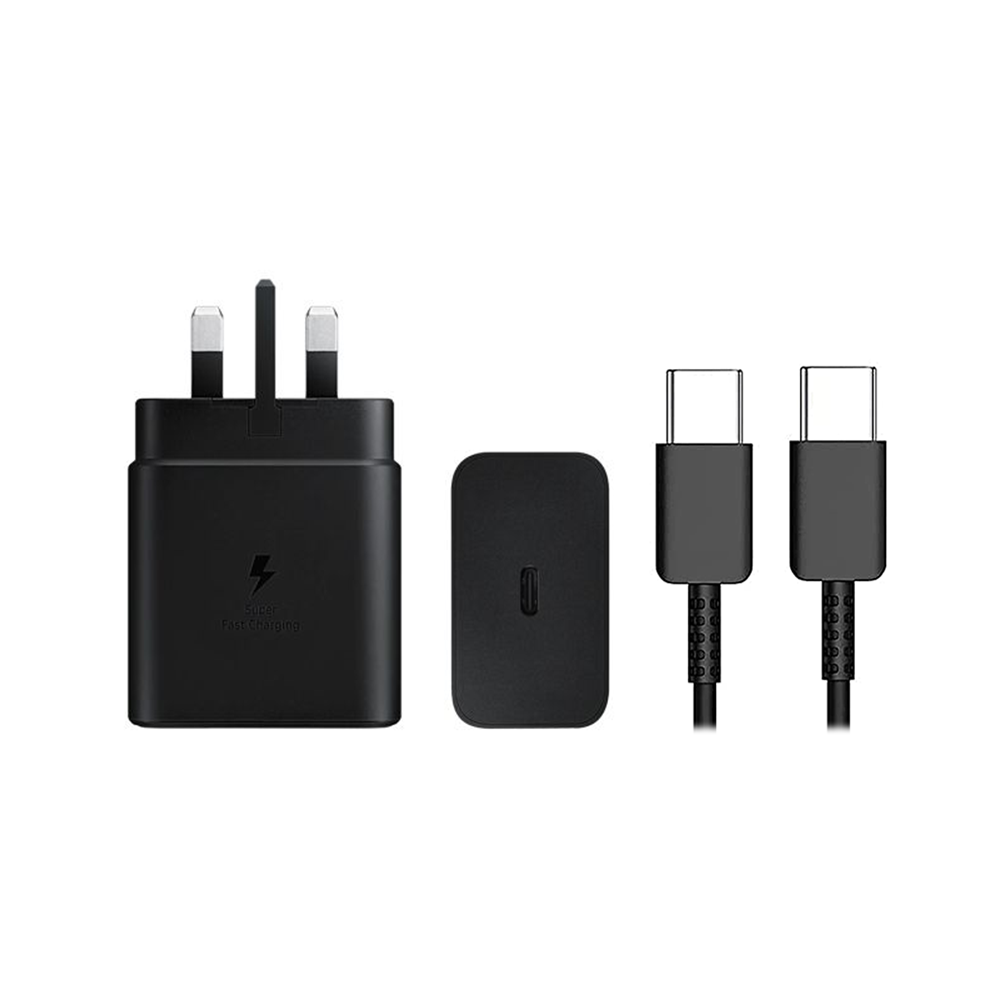 سامسونج شاحن تايب سي  بخاصية الشحن السريع 5A -قوة 45 واط