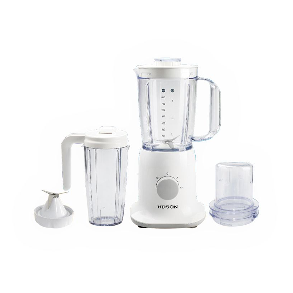 هدسون عصارة كهربائيه ٢ × ١ لون أبيض - موديل HB-233