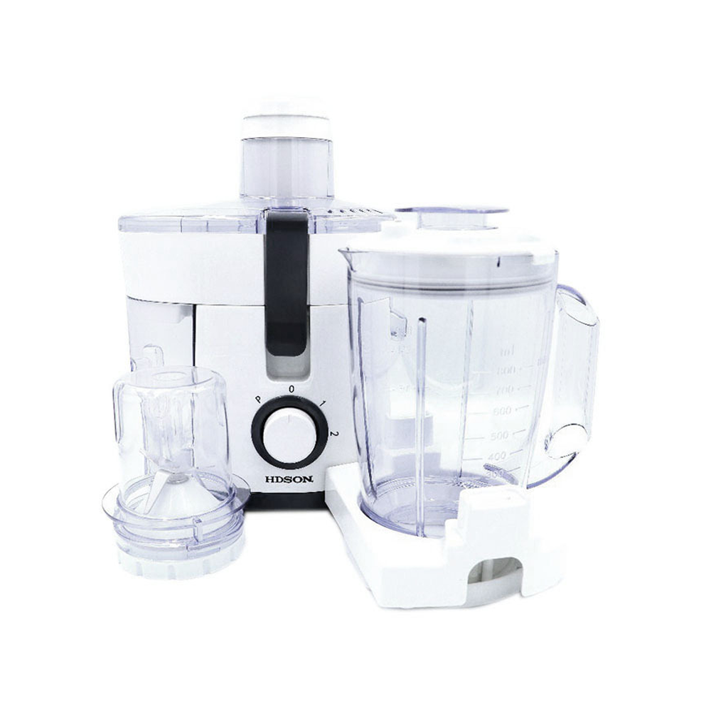 هدسون محضرة طعام كهربائية 3 في 1 لون أبيض- موديل HFP-217