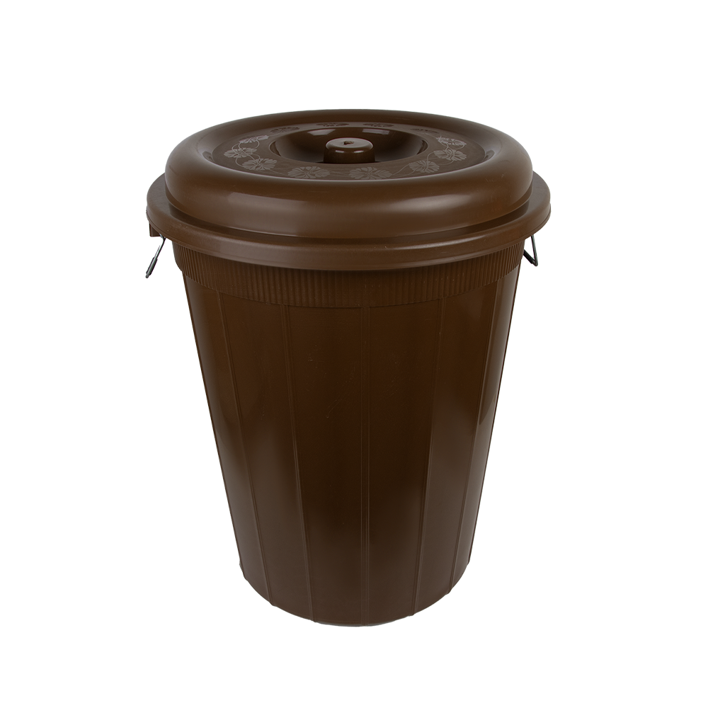 الهلال والنجمة - برميل بلاستيك بغطاء - 70 لتر