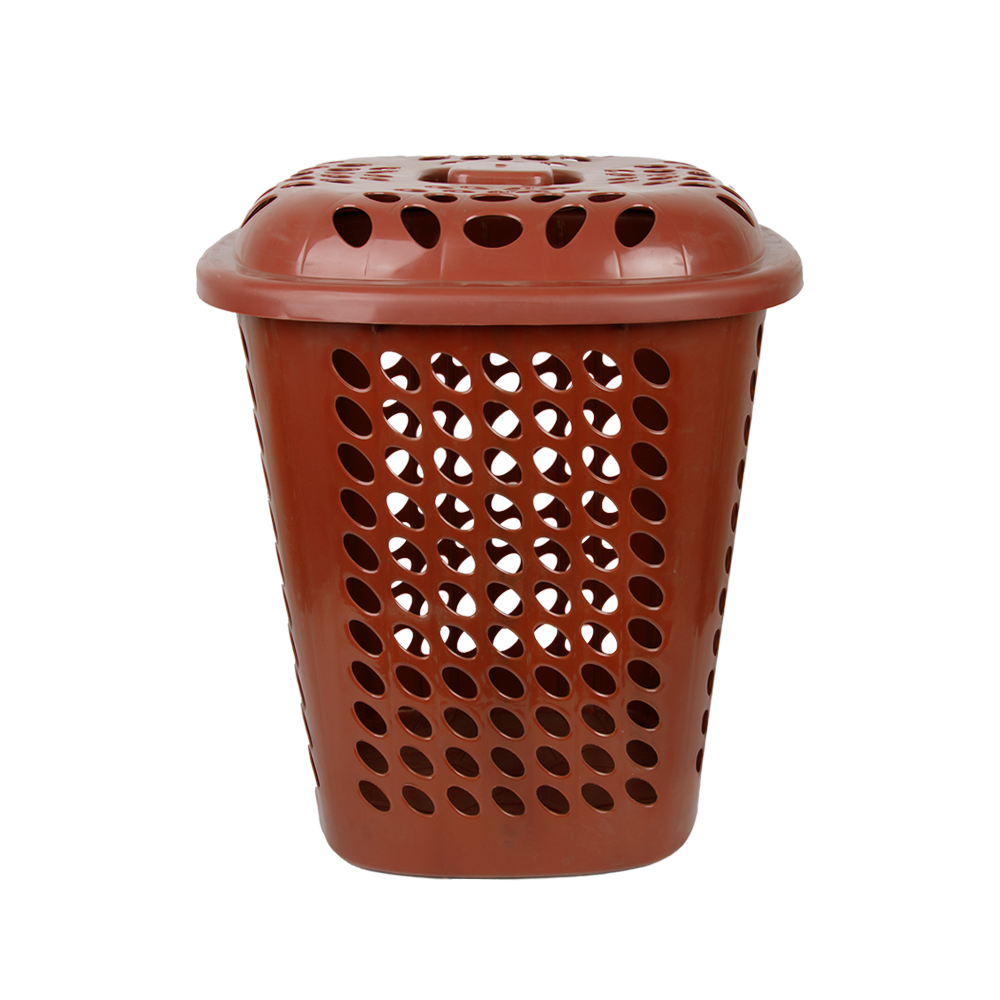 الهلال والنجمة - سلة غسيل بغطاء - شكل مربع