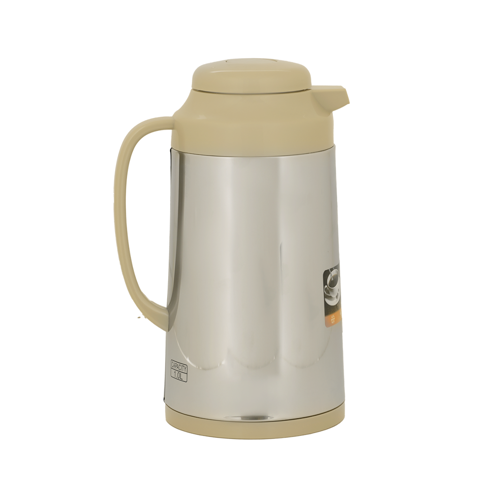 OHT ترمس شاي بتصميم مزدوج الجدار -1.0 لتر