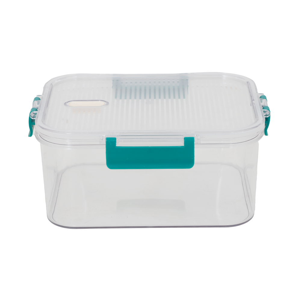 أجسبرّا  حافظة محكمة الإغلاق للاستخدام المنزلي شكل مستطيل - 2400 مل