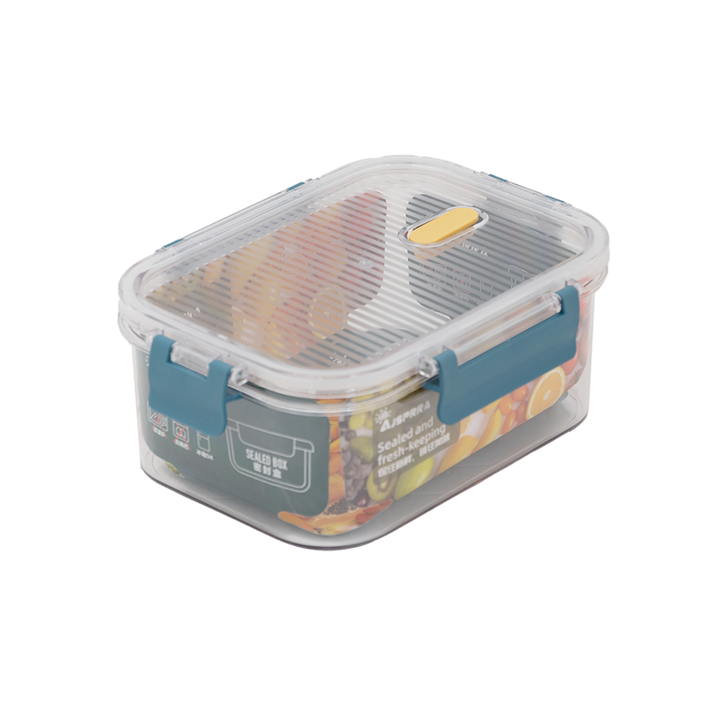 أجسبرّا  حافظة محكمة الإغلاق للاستخدام المنزلي شكل مستطيل - 1200 مل