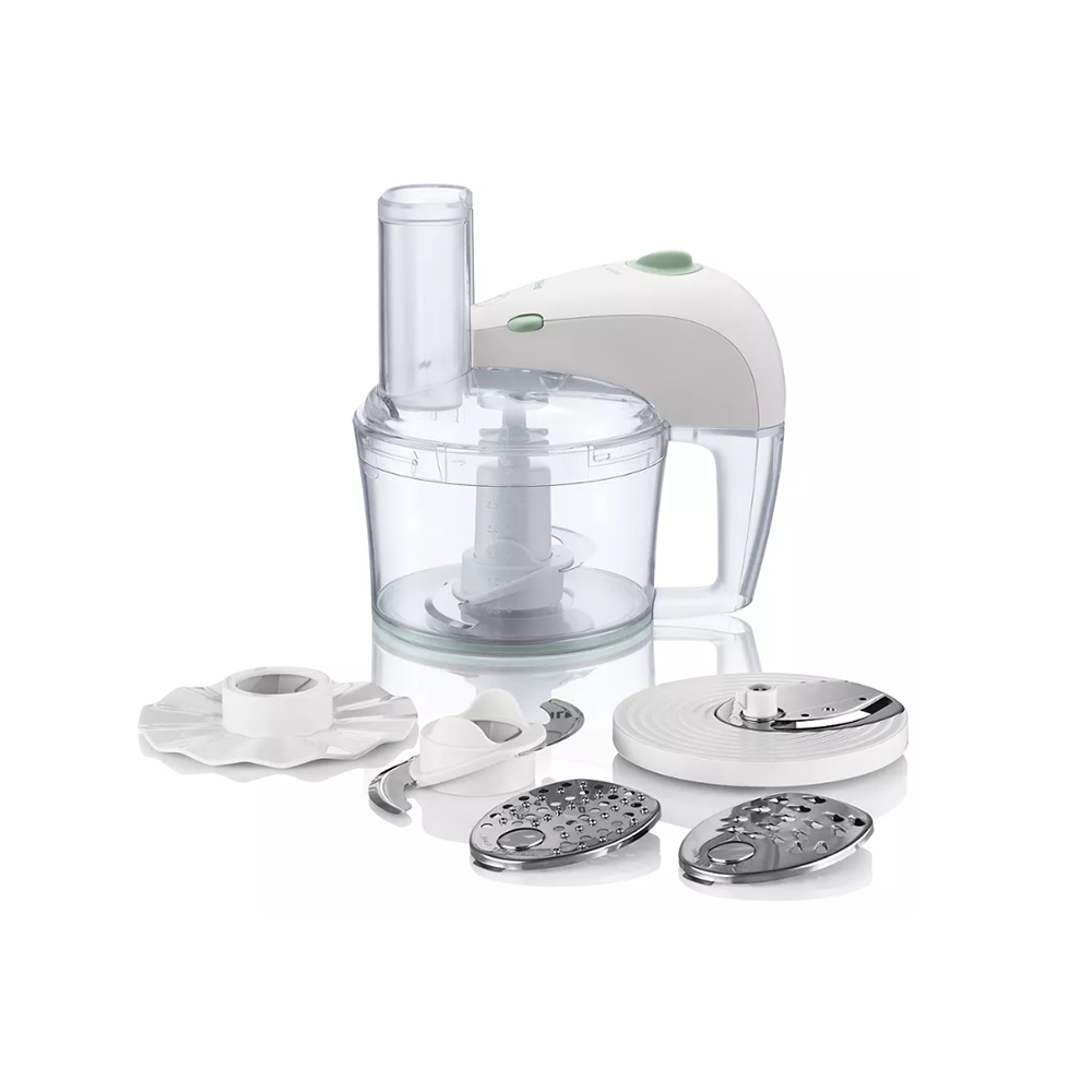 فيليبس محضرة طعام متعدد الاستخدامات مع تخزين مدمج سعة 2.1 لتر- 350 واط