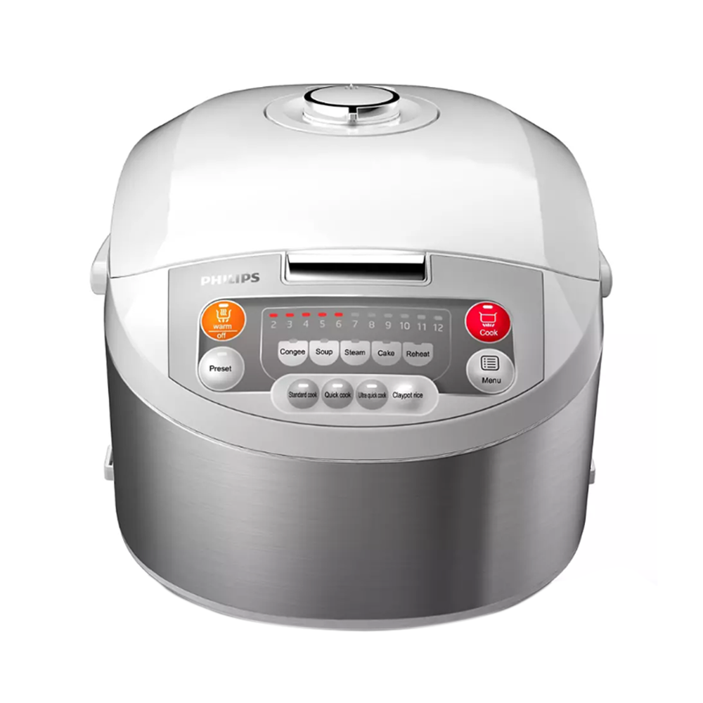 فيليبس آلة طهو الأرز ذات الضبط التلقائي سعة 5 لتر- قدرة 980 واط