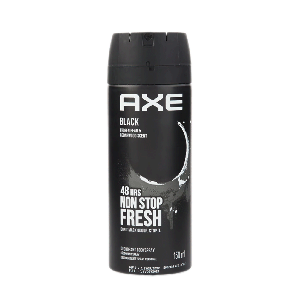 آكس بخاخ بلاك مزيل عرق ومعطر للجسم للرجال - 150 مل