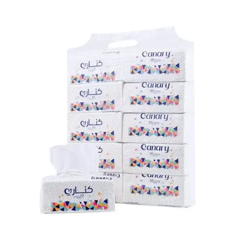 كناري مناديل ورقية 500 ورقة - 10 باكت