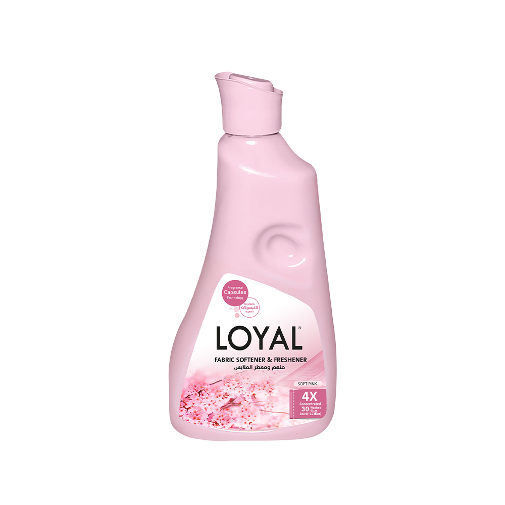 لويال منعم ومعطر ملابس وردي - 750 مل