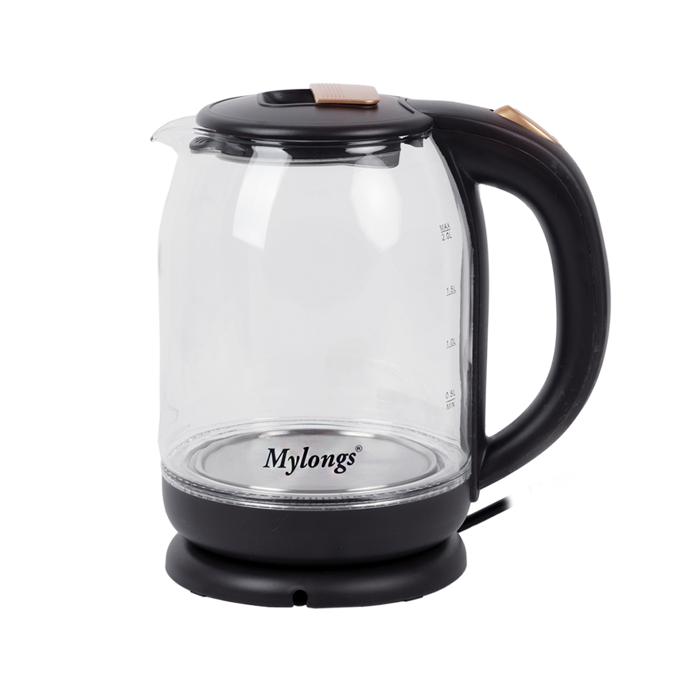 ماي لونجس غلاية ماء زجاج كهربائية - 2000 واط
