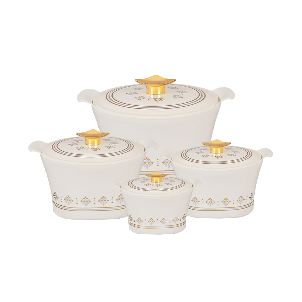 ايميرالد حافظة طعام حرارية هندي-4 قطع