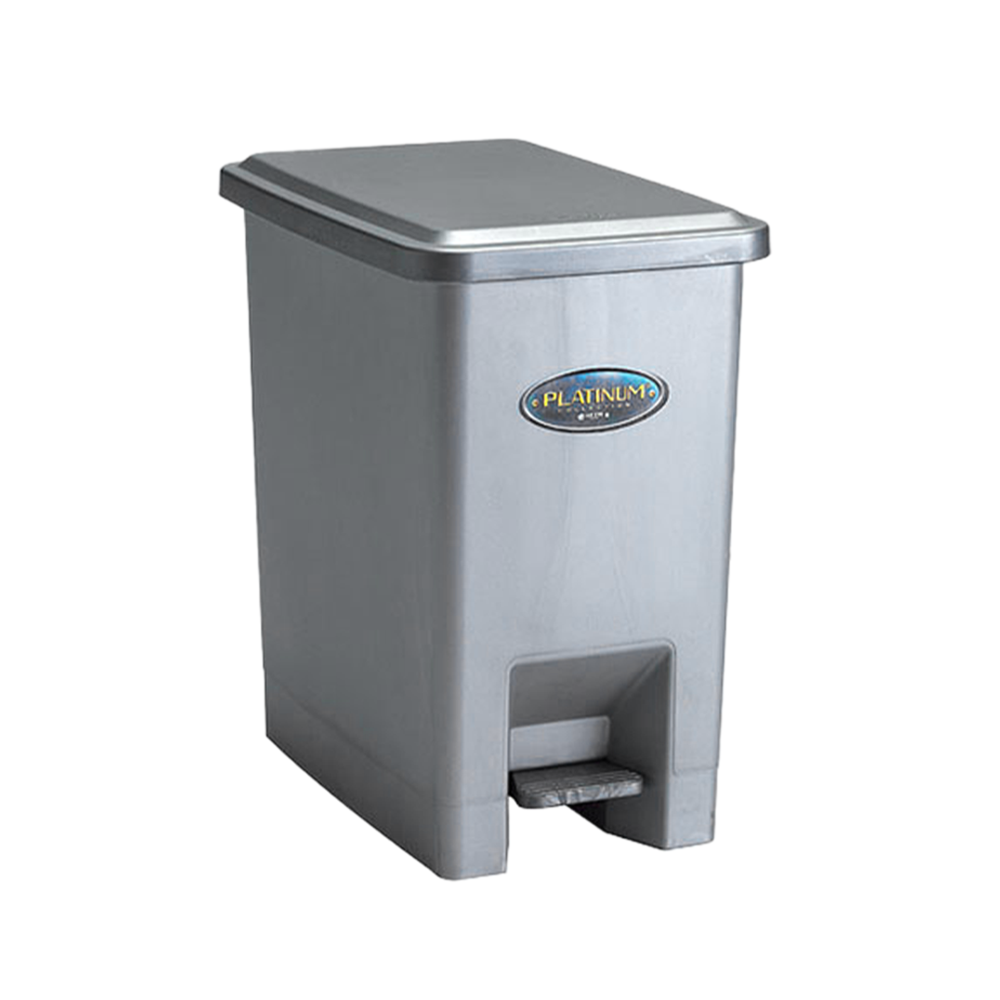 ليون ستار سلة قمامة تعمل بالدفع - 15لتر