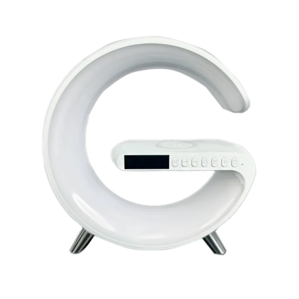 مصباح ذكي للأجواء والديكور يعمل بالشحن اللاسلكي متعدد الوظائف - 15 واط