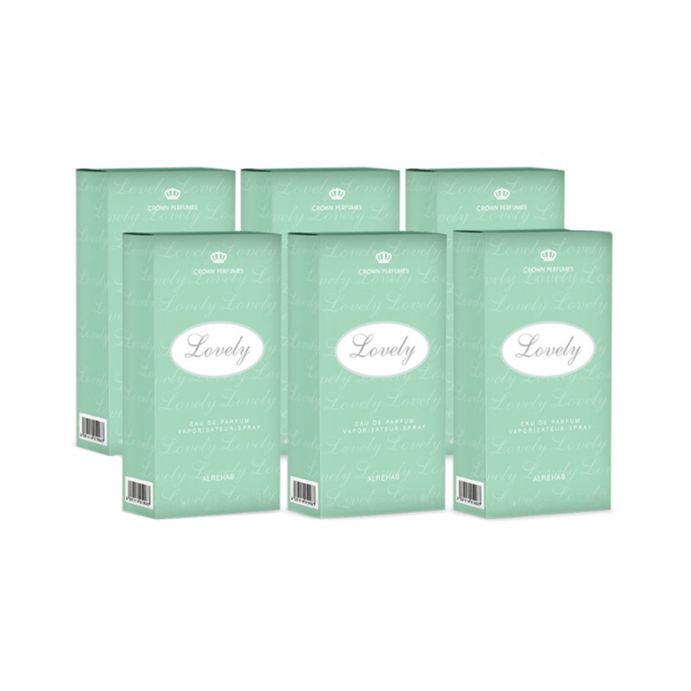 الرحاب لوفلي عطر اودي بارفيوم للجنسين عدد6 قطع - 35 مل