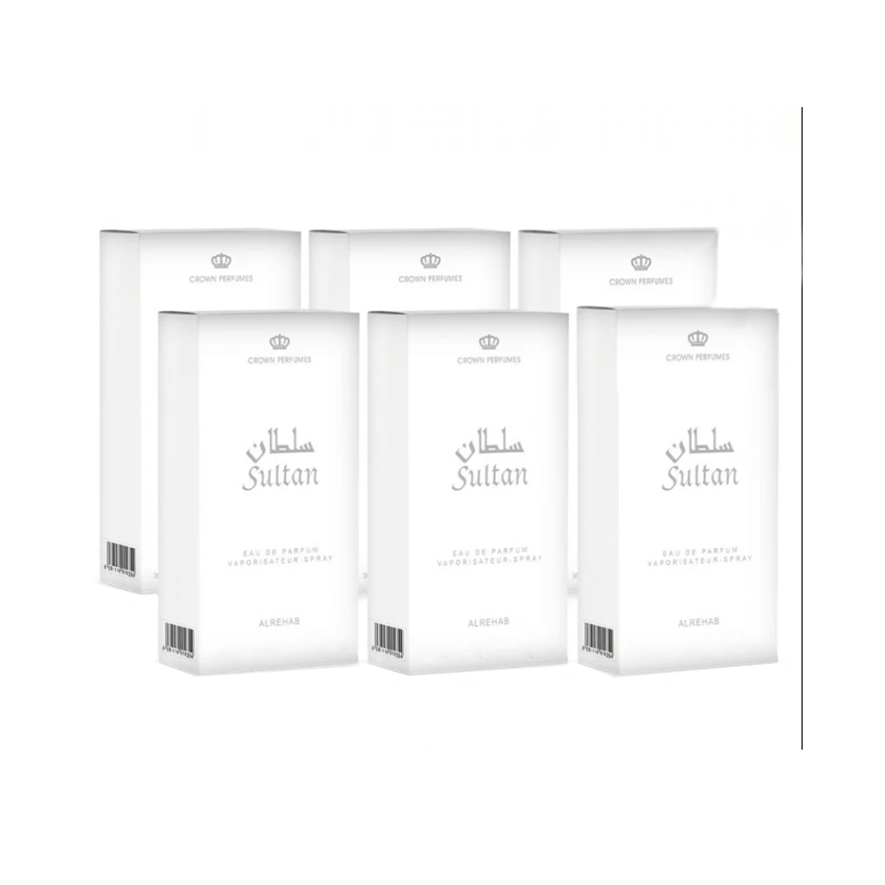 الرحاب سلطان عطر اودي بارفيوم للجنسين عدد6 قطع - 35 مل