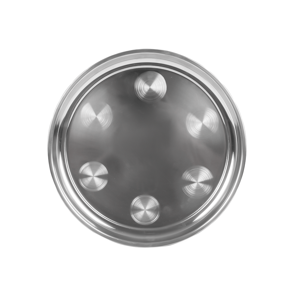 صحن استانلس استيل مقاوم للصدأ - 30 سم