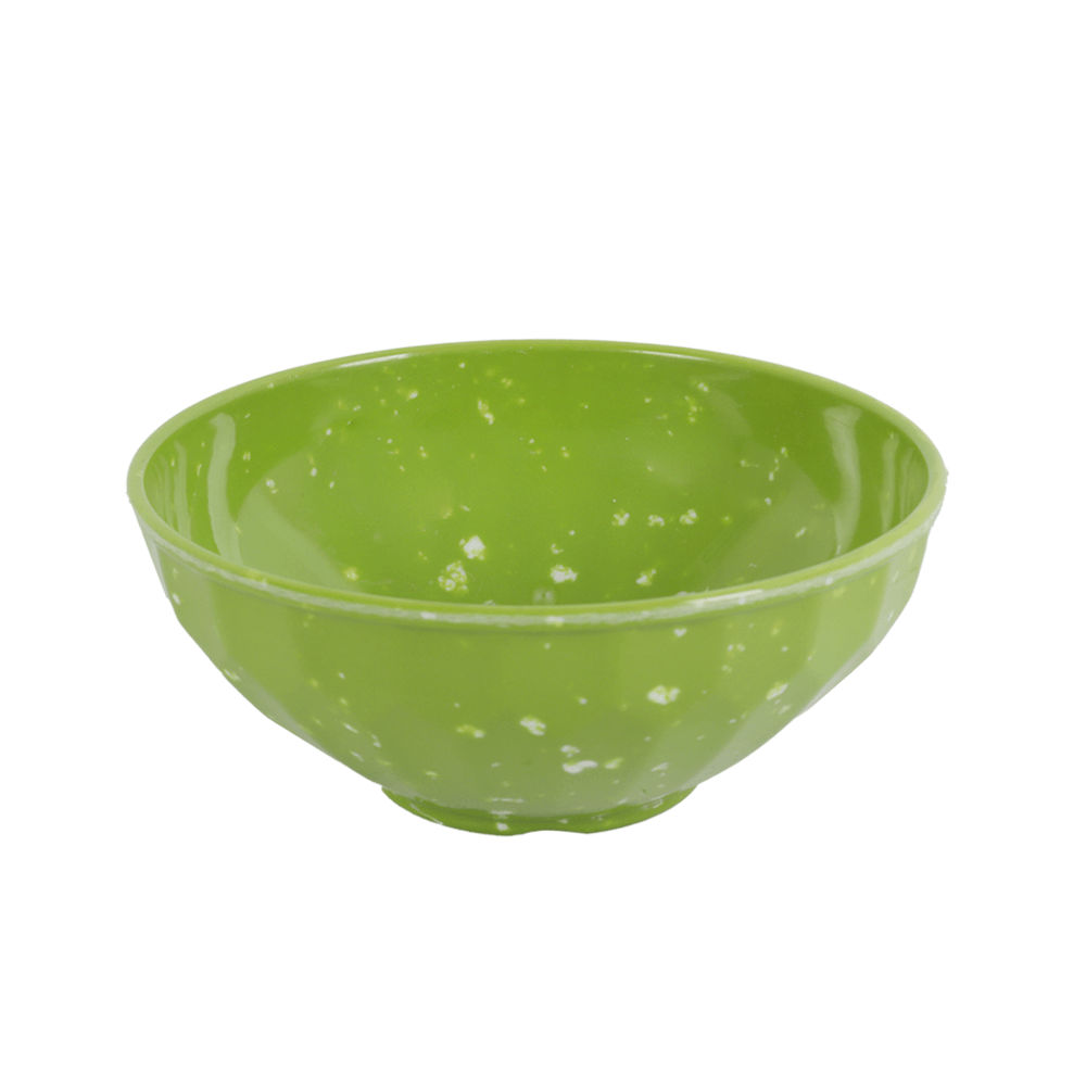 طبق ميلامين منقوش - شكل دائري عميق