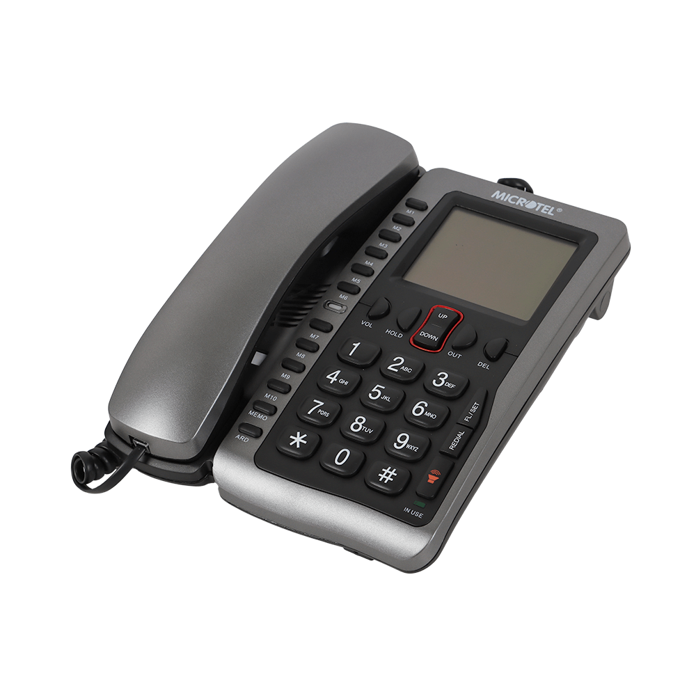 مايكرو تيل هاتف ثابت بشاشة LCD - موديلMCT-116CID