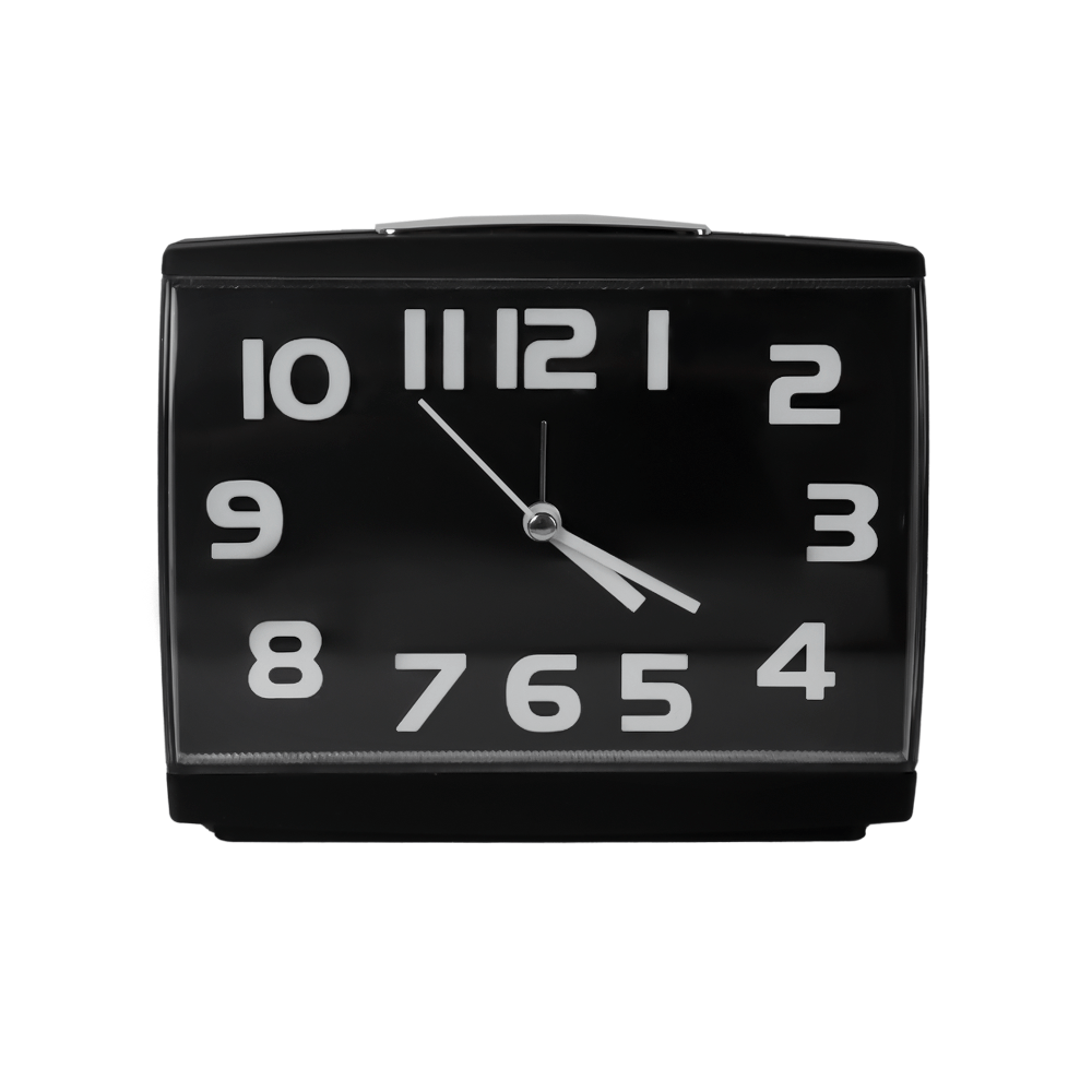 ساعة منبه مضيئة -شكل مربع