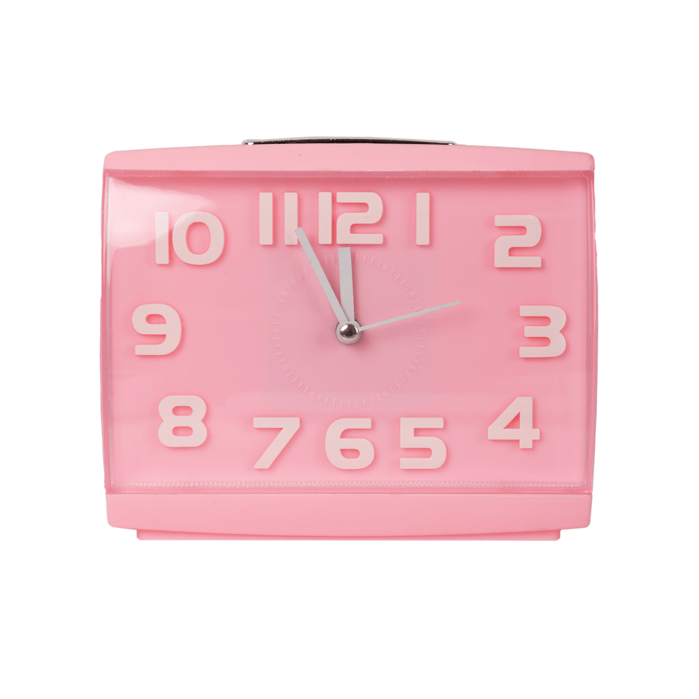 ساعة منبه مضيئة -شكل مربع