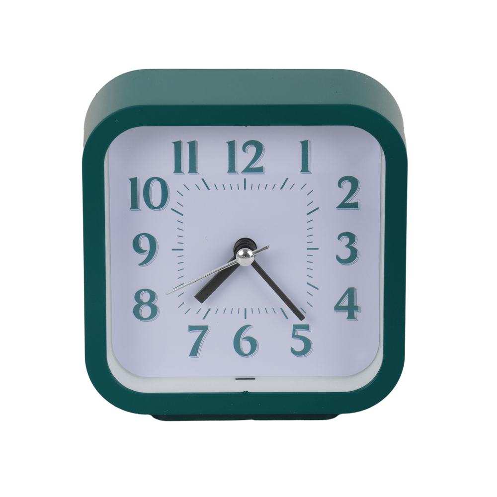 ساعة منبه بشكل مربع