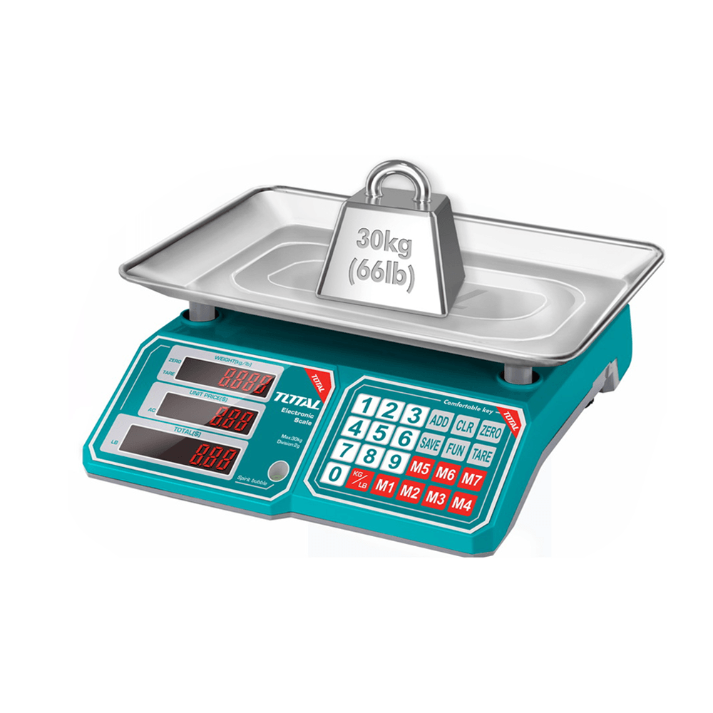 توتال ميزان إلكتروني - بقدرة قصوى 30 كجم