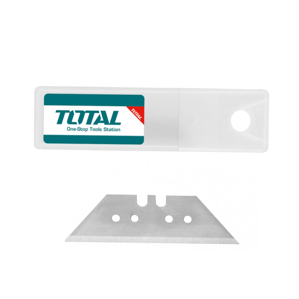 توتال مجموعة 10 شفرات مشرط حديدية -بحجم 61 مم × 19 مم
