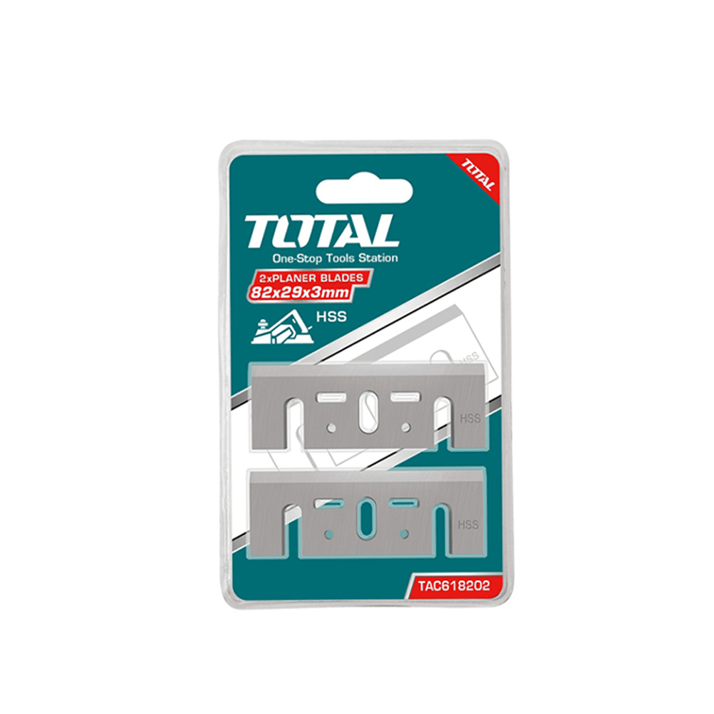 توتال مجموعة شفرات سكين طاحنة كهربائي بحجم 82X29X3.0 ملم