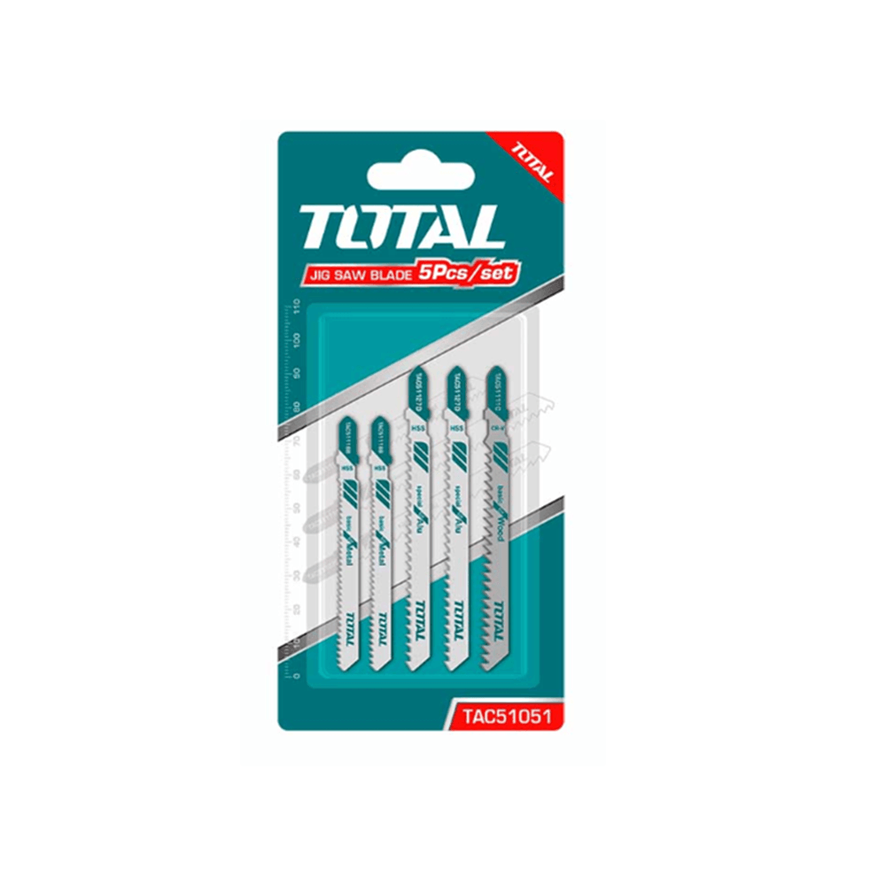 توتال مجموعة شفرات مشرط للمنشار العمودي - 5قطع