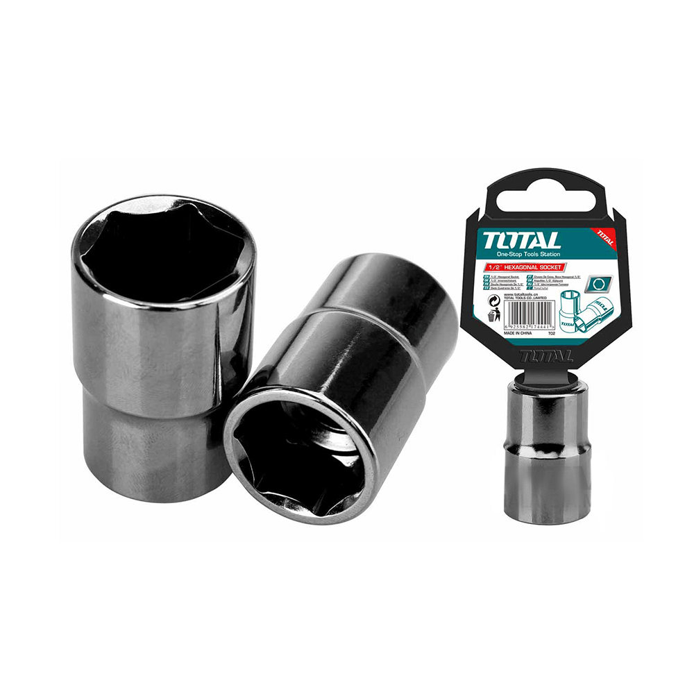 توتال مقبس سداسي بحجم 1/2 بوصة و 6 نقاط- 23مم