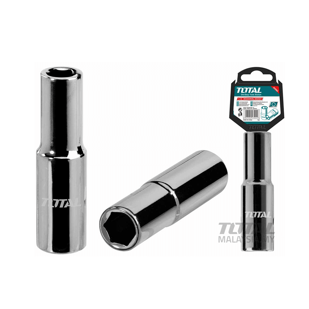 توتال مقبس سداسي بحجم 1/2 بوصة و 6 نقاط- 8 مم