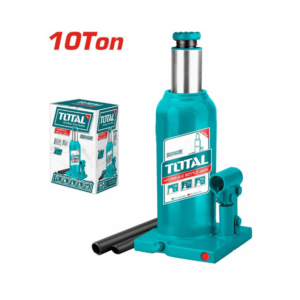 توتال تولز رافعة زجاجة هيدروليكية - بقدرة 10 طن