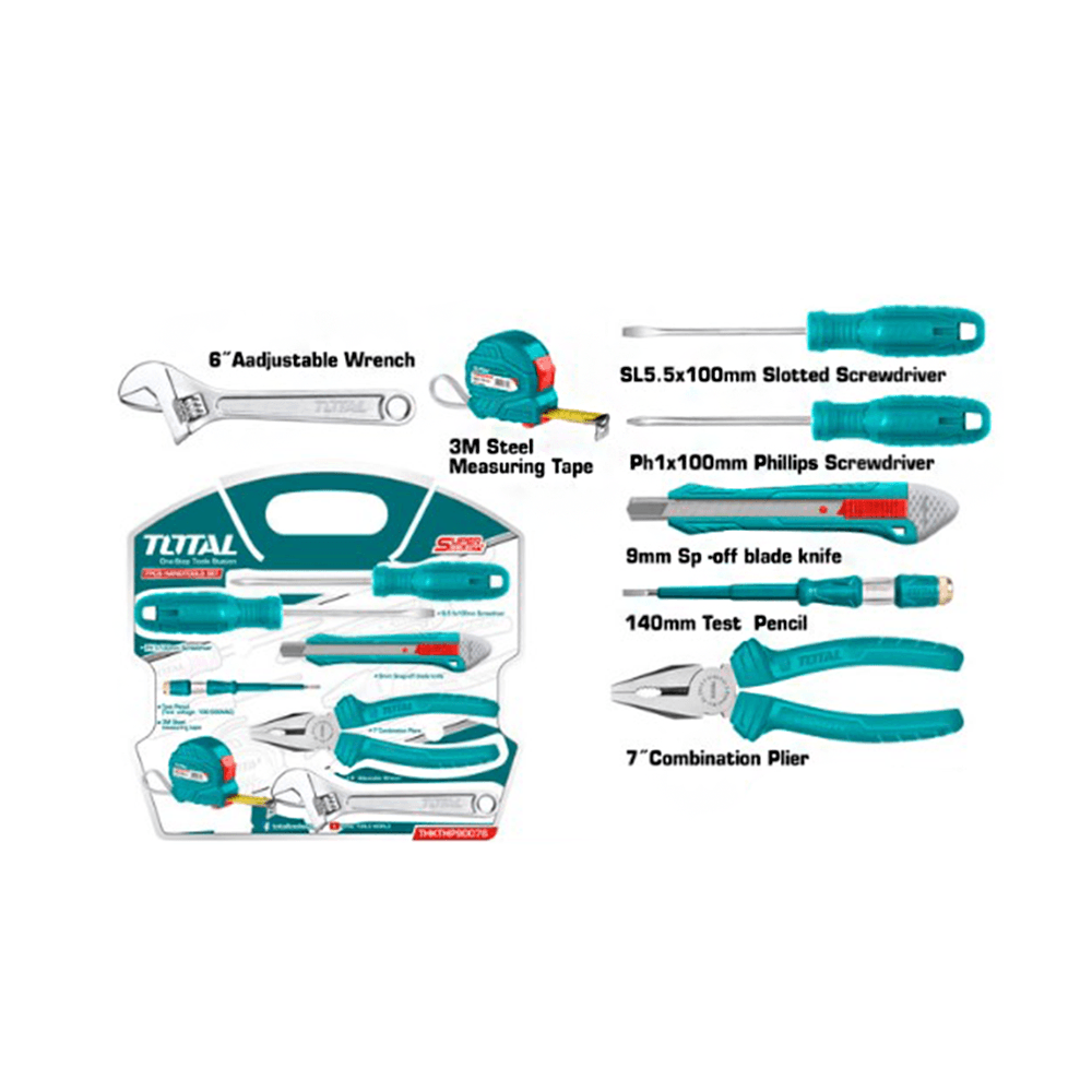 توتال تولز مجموعة أدوات يد- 7 قطع